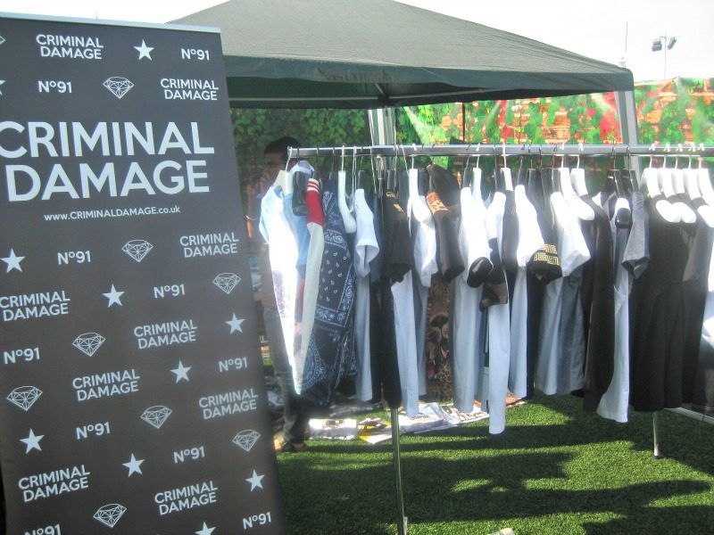 Backstage Criminal Damage und BOY LONDON Stand