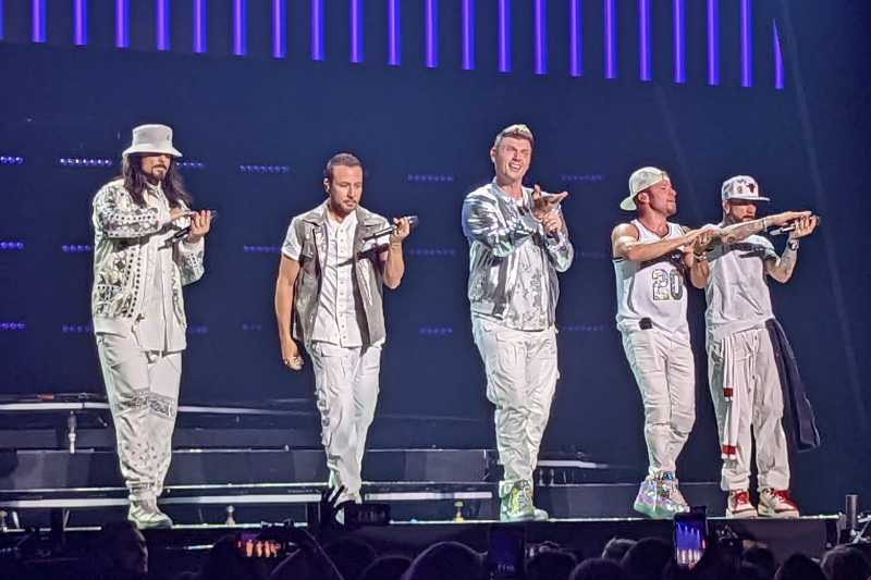 Backstreet Boys in Hannover bei ihrem Konzert im Rahmen der DNA World Tour