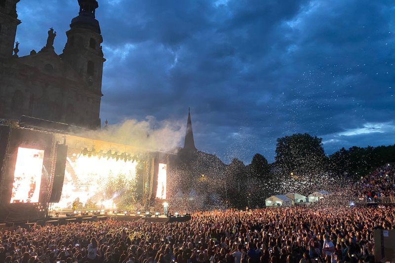 Wincent Weiss bei seinem Konzert in Fulda