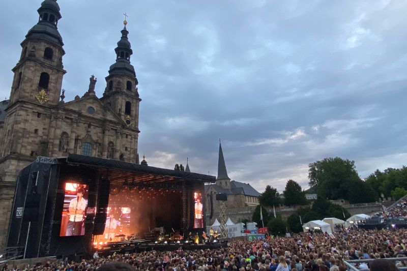 Wincent Weiss bei seinem Konzert in Fulda