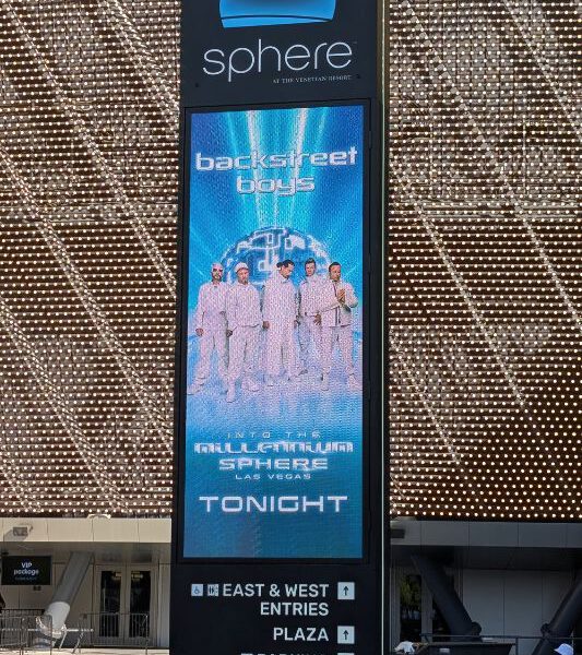Backstreet Boys im Sphere in Las Vegas